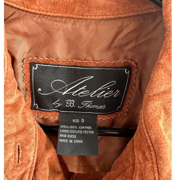 Vintage Atelier by B. Thomas Genuine Suede Shirt Jacket - Picture 4 of 6